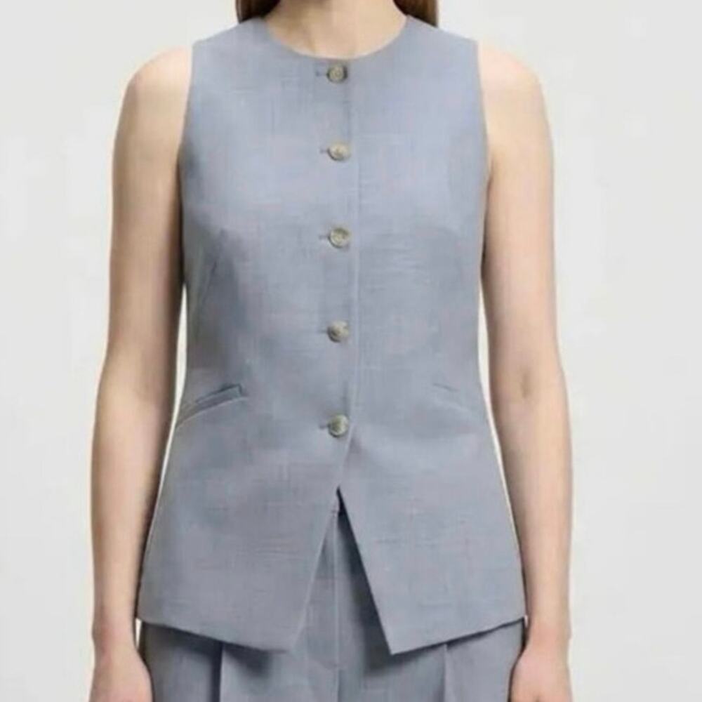 BOSS Virgin blue Wool
Waistcoat vest Size 2